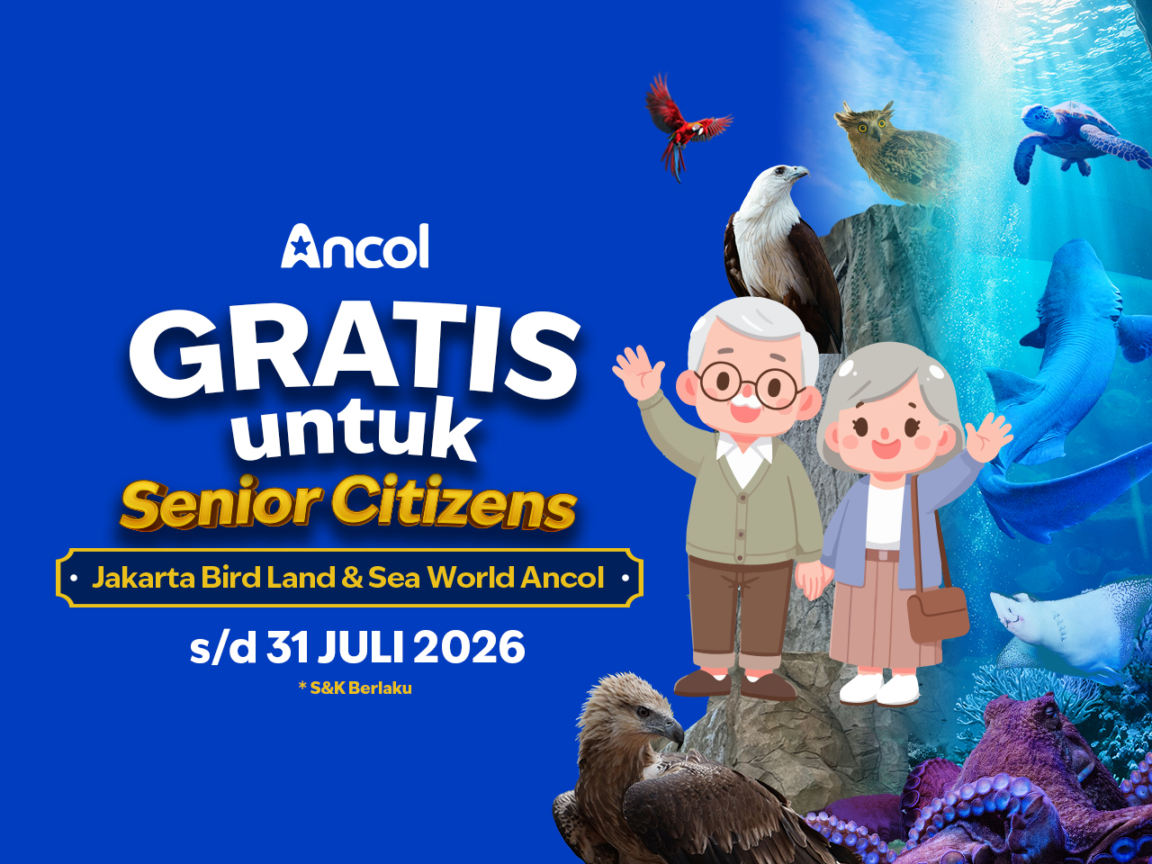 Tiket Gratis Spesial Senior Citizen